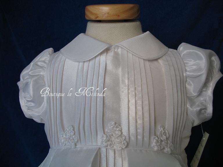 ROBE CEREMONIE BLANCHE BAPTEME MARIAGE COLINE