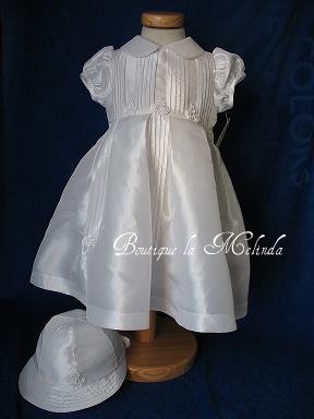 ROBE CEREMONIE BLANCHE BAPTEME MARIAGE COLINE