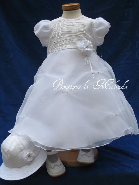 ROBE BAPTEME CEREMONIE ENFANT LEA